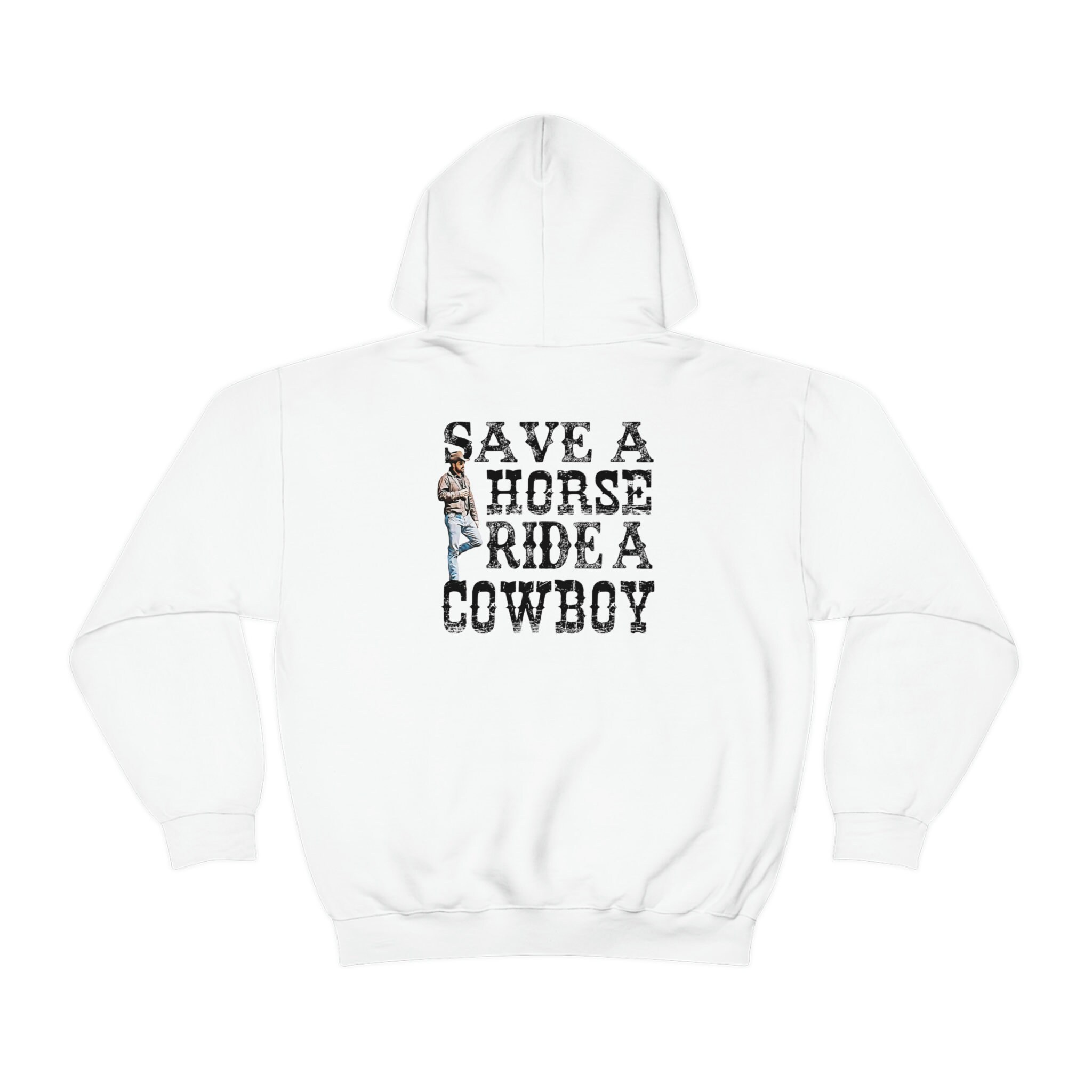 Sweat-shirt Vintage Western 'Save A Horse Ride A Cowboy' - Pour Hommes, Femmes, Enfants - Cadeau Country, Rodéo, équitation