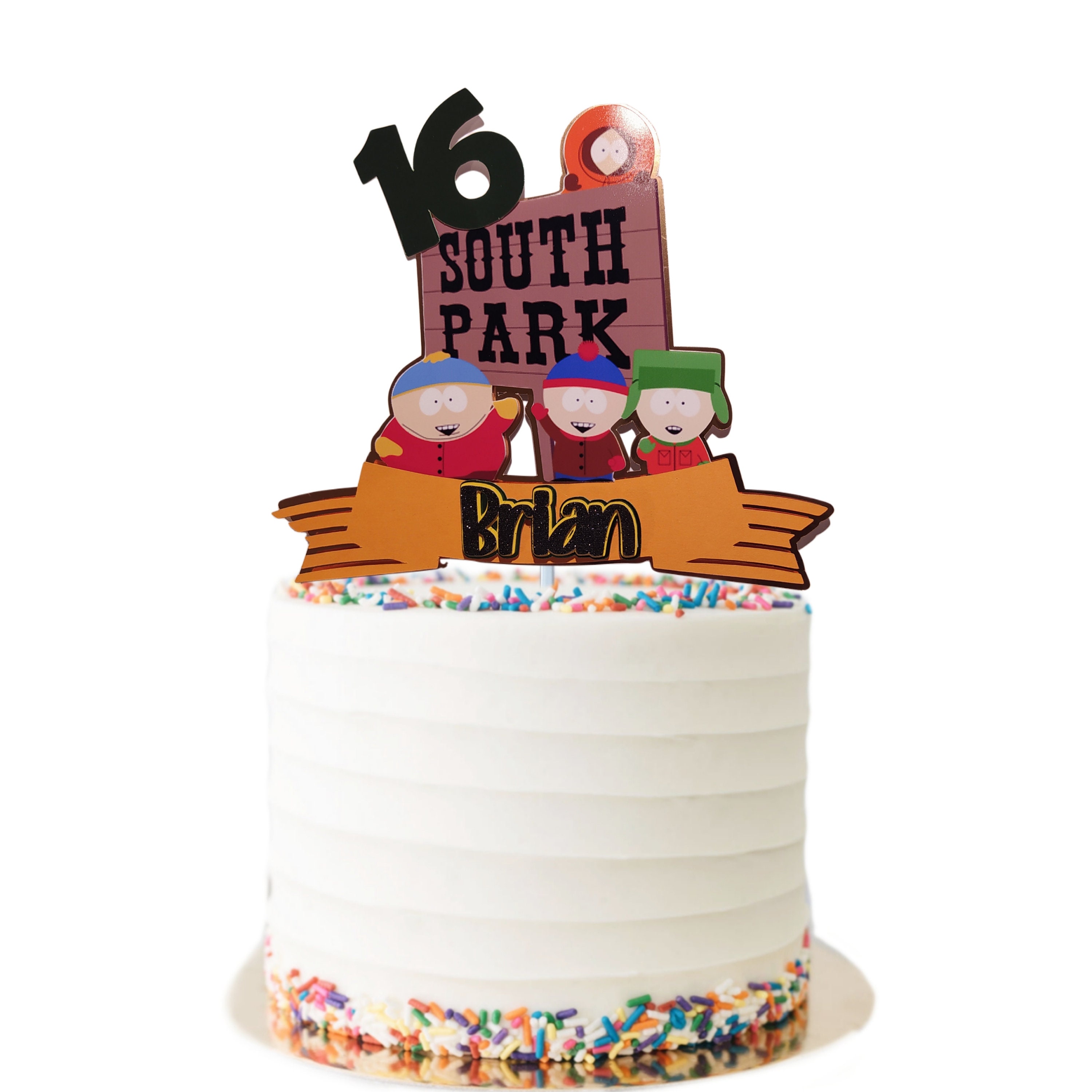 Personalised South Park Cake Topper South Park Cake Topper - Etsy New Zealand