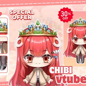 vtuber-model, chibi vtuber, premade vtuber, vtuber-item, vtuber-tuigage, anime-personage, schattig meisje vtuber, mannelijke vtuber, commissie op maat