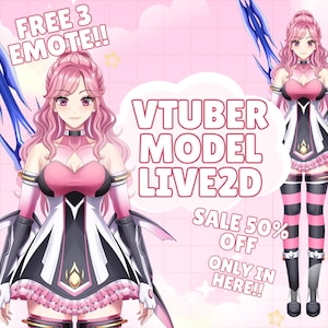 AANGEPASTE VTUBER-model, mannelijk of vrouwelijk, Vtuber-commissie, personageontwerp, rigging, Avatar custom, Streamer, Vbridger, Custom vtuber-model live2d