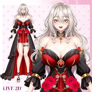 Customizable Live2D Premade Vtuber | Customized  [Premade Vtuber Model/FULLY RIGGED/Ready to use/Vtube Studio]