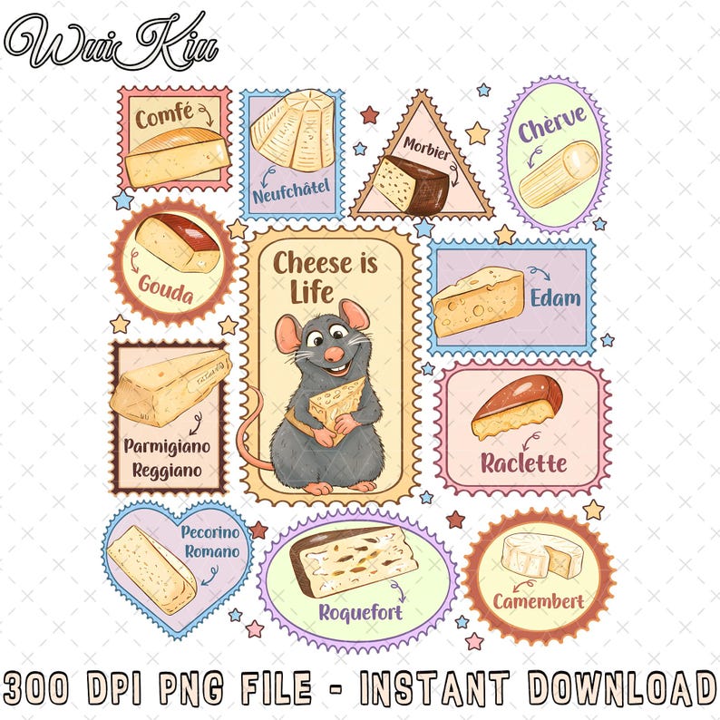 Parmesan Rats Ratatouille Cheese is Life PNG Digital Download, Ratatouille Png Little ...