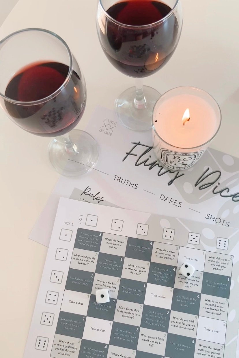 Flirty Dice' Date Night Game – A Twist Of Date