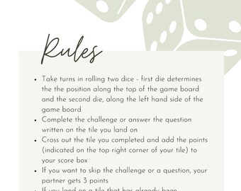 Flirty Dice' Date Night Game – A Twist Of Date