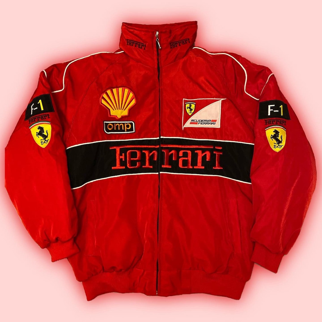 Ferrari Jacket Formula One F1 Jacket Racing Jacket Car Jacket Bomber ...