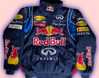 Red Bull Jacket | F1 Jacket | Racing Jacket | Car Jacket | Bomber Jacket | Vintage Jacket | Streetwear | Oldschool |