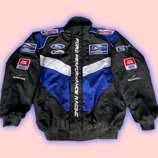 Ford Racing Jacket | Formula One | F1 Jacket | Racing Jacket | Car Jacket | Bomber Jacket | Vintage Jacket | Streetwear | Oldschool |