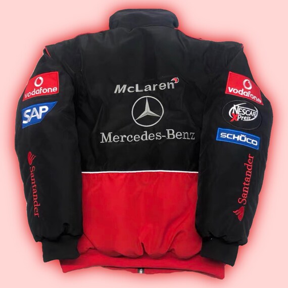 Mercedes Racing Jacket Mclaren Vintage Jacket Retro Formula One F1