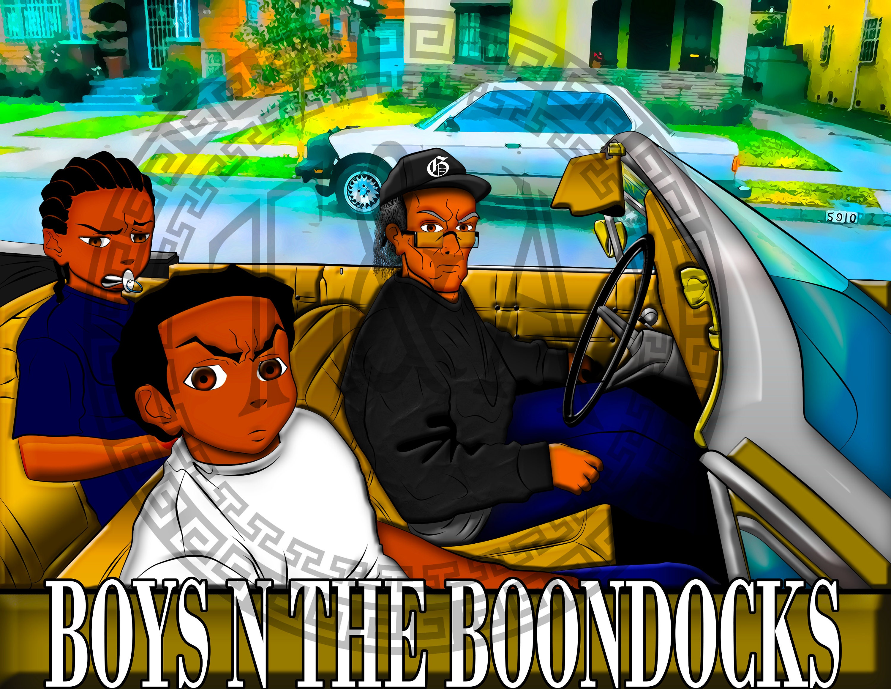 激レアBoondocks - チカーノStraight from Nowhere BOYS N THE BOONDOCKS - Etsy