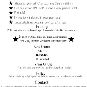 highlights of digital downloads is that you can download on many different devices, you can also print from home and have it in physical form as well. Terms of use is for personal use only, not to be shared or resold.