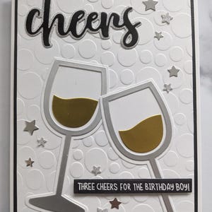 Unique Handmade Birthday Card | Happy Birthday | Greeting Card  Birthday Gift for Boyfriend, Husband, Him