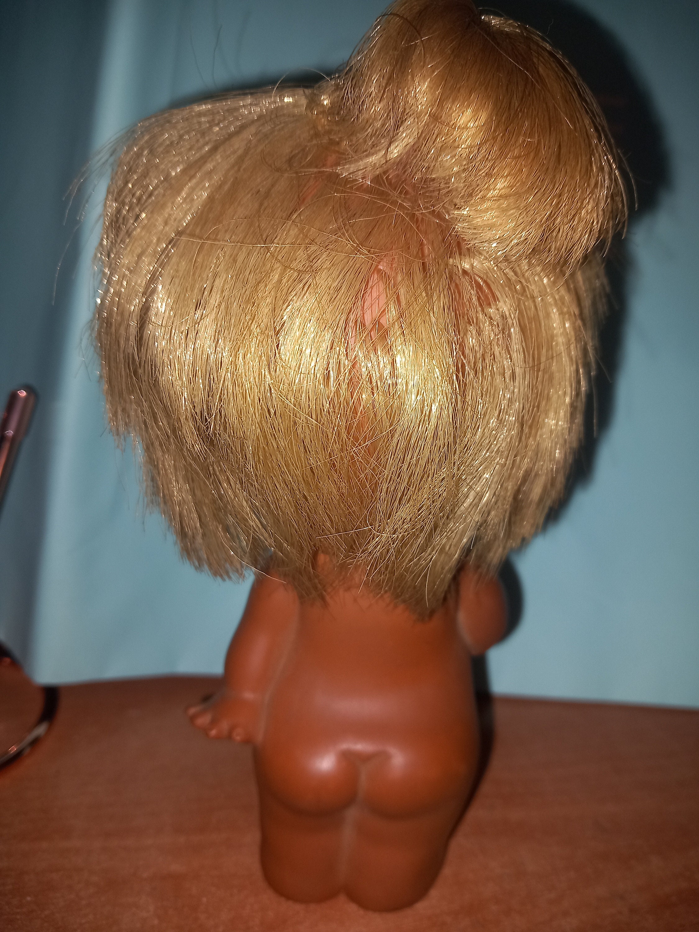 キユーピー - セキグチ、ハミルトン@sh....  Vintage Rubber Doll Kewpie Sekiguchi Japan Sassy Moody Cutie