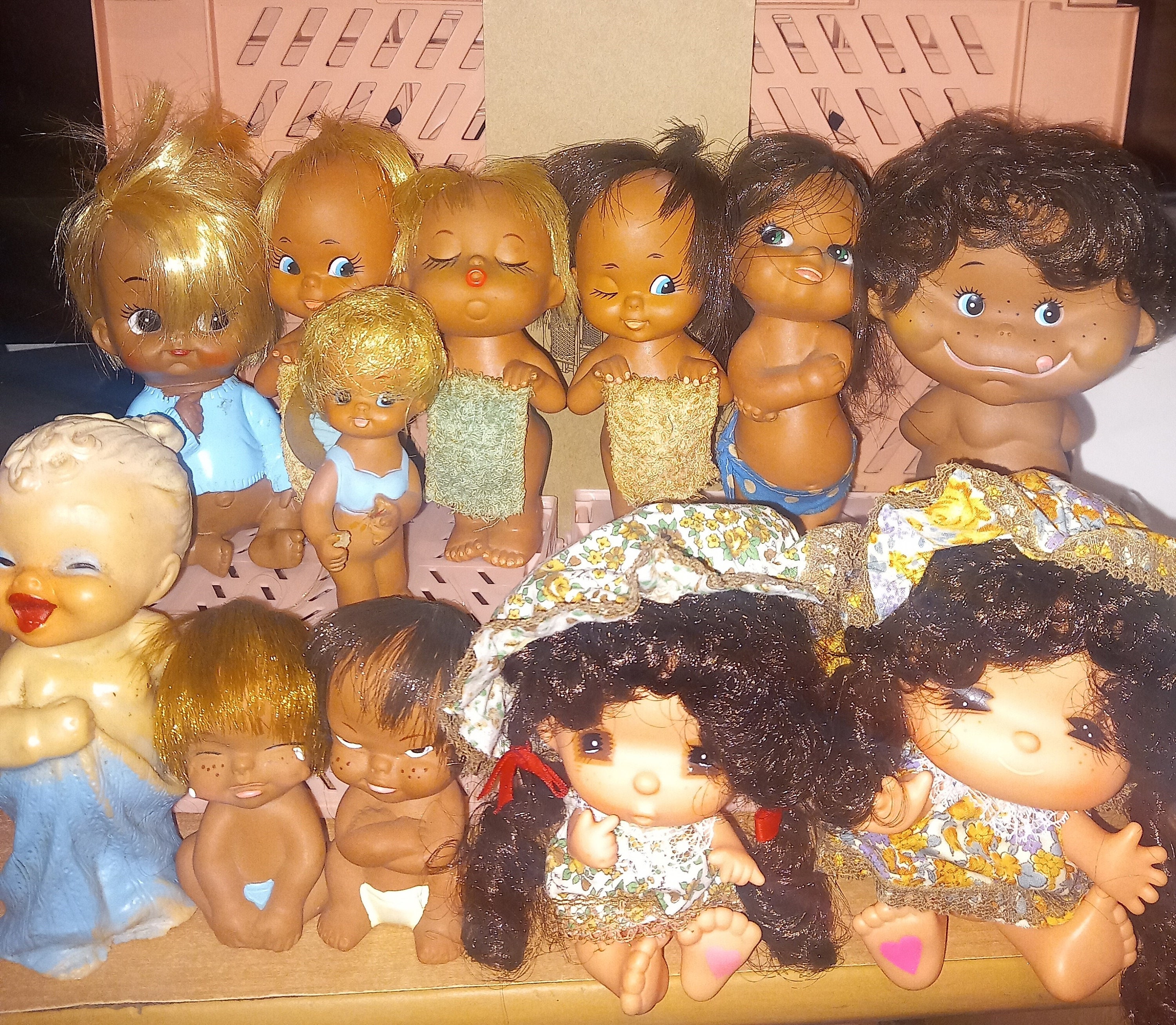 Vintage Rubber Doll Moody Cuties Sun Bunnies SOFUBI Doll