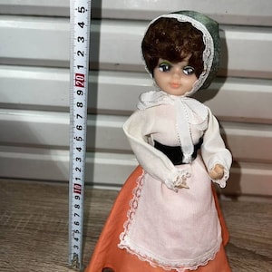 Vintage Rubber Doll Cute Big Eyes Sassy Made in Japan Music Box Retro 70&#39;s 60&#39;s Doll  Anime sassy fashion doll collectible