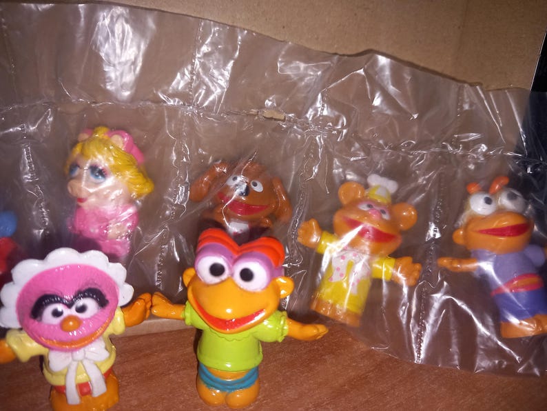 Vntage 1986 Muppet bebés Kermt la rana PVC fgura pastel - Etsy España