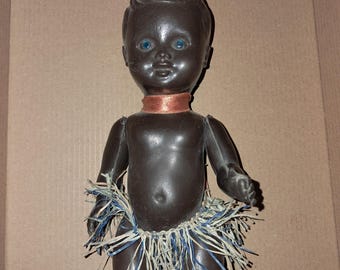 ヴィンテージで不気味でかわいいアフリカ系アメリカ人/インド人/黒人