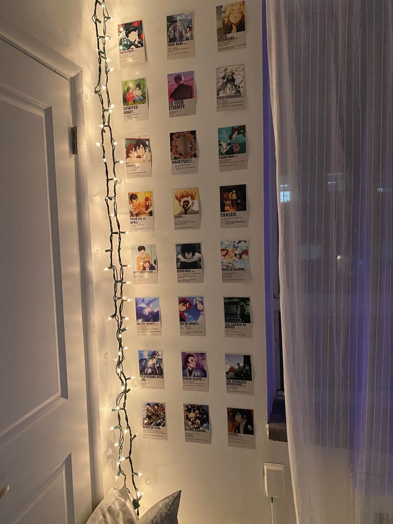 Anime Poster Cards Etsy