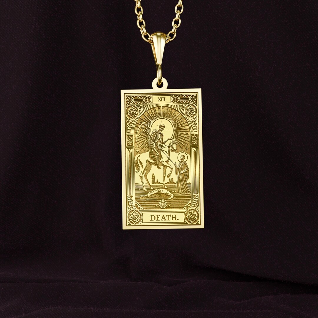 CarterGore Tarot Necklace - Death main image 1