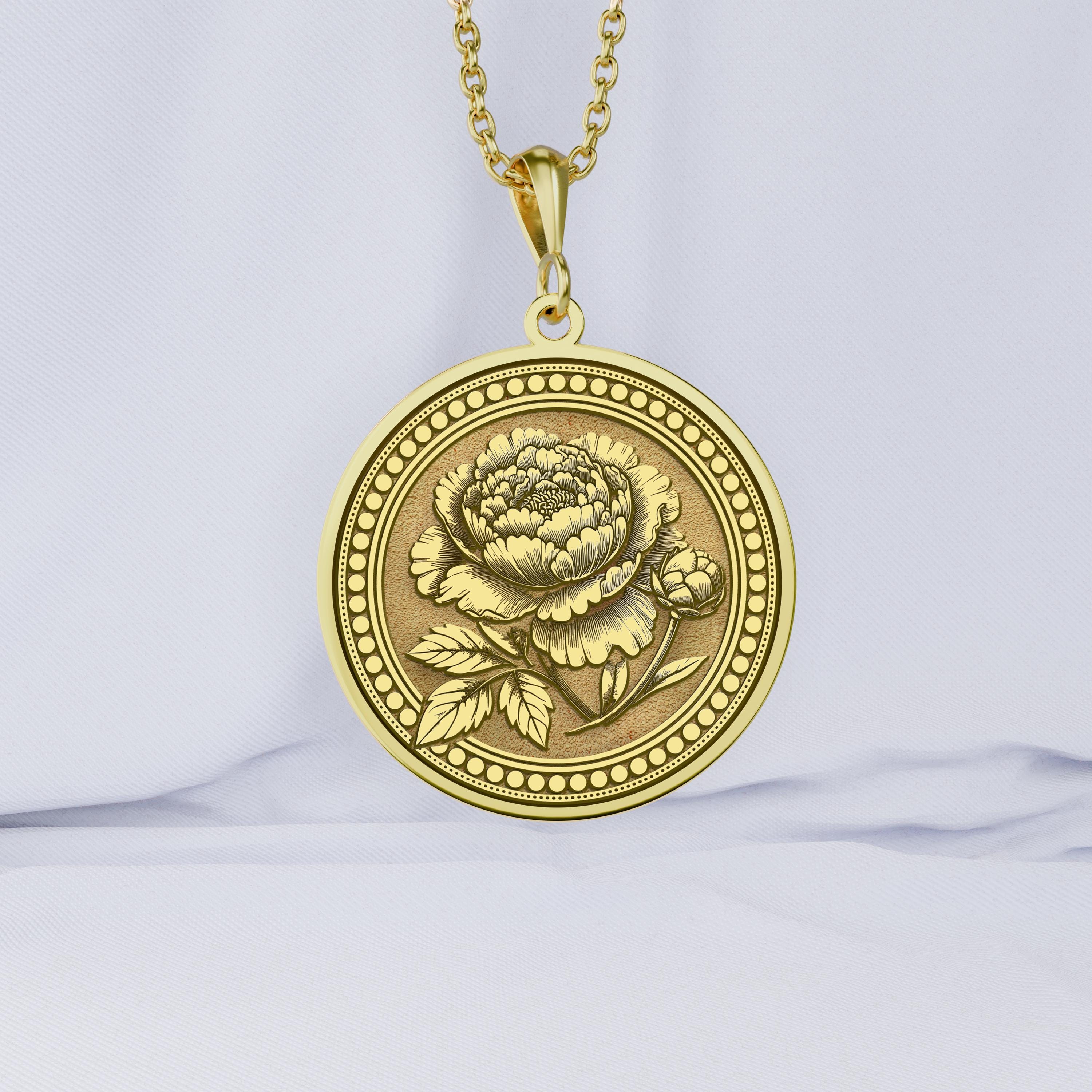 Peony necklace - Etsy 日本