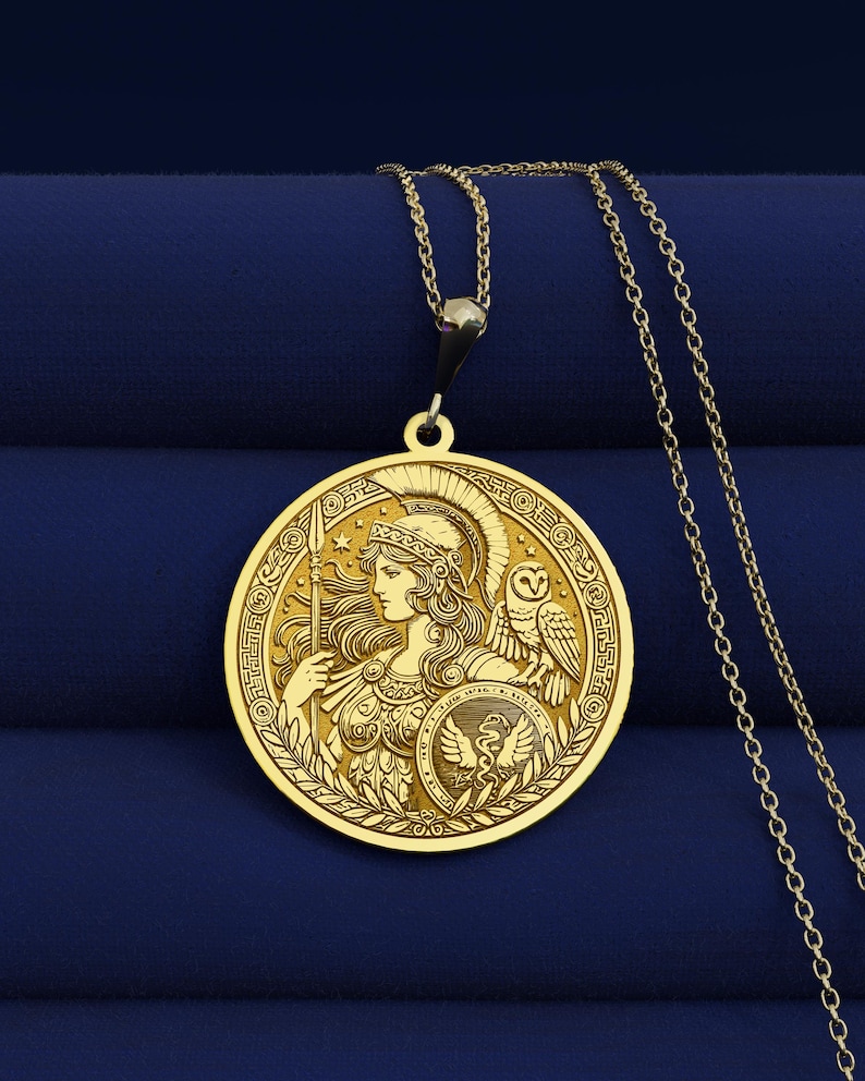 greek goddess athena necklace
