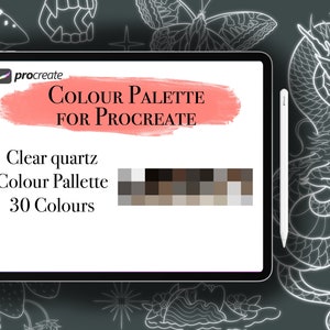 Procreate colour palette clear quartz