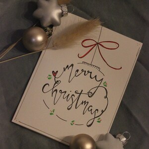 Klappkarte I Weihnachten I Merry Christmas I Handgemacht