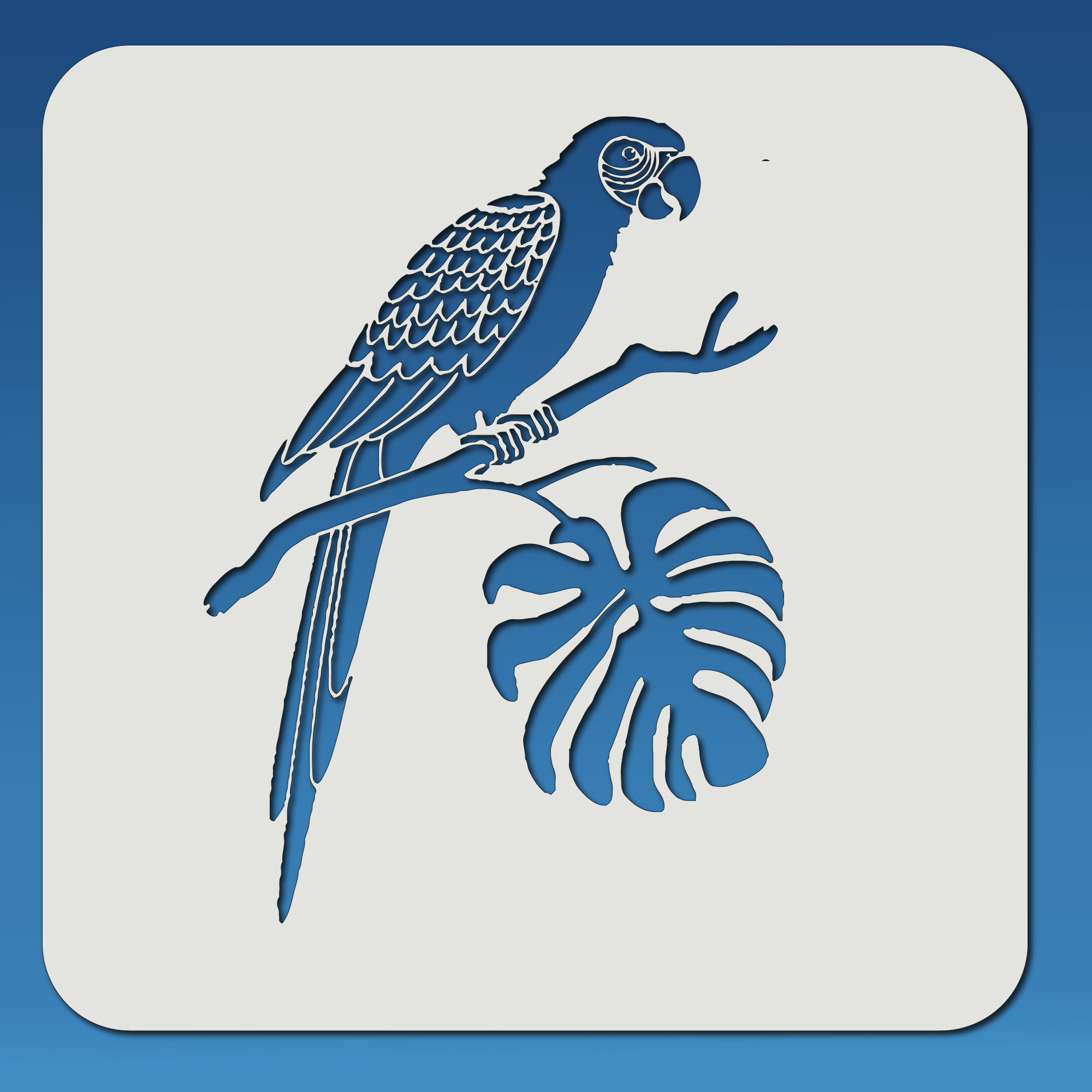 A1 Size Bird Stencil Reusable Parrot Pattern Stencils for - Etsy Australia