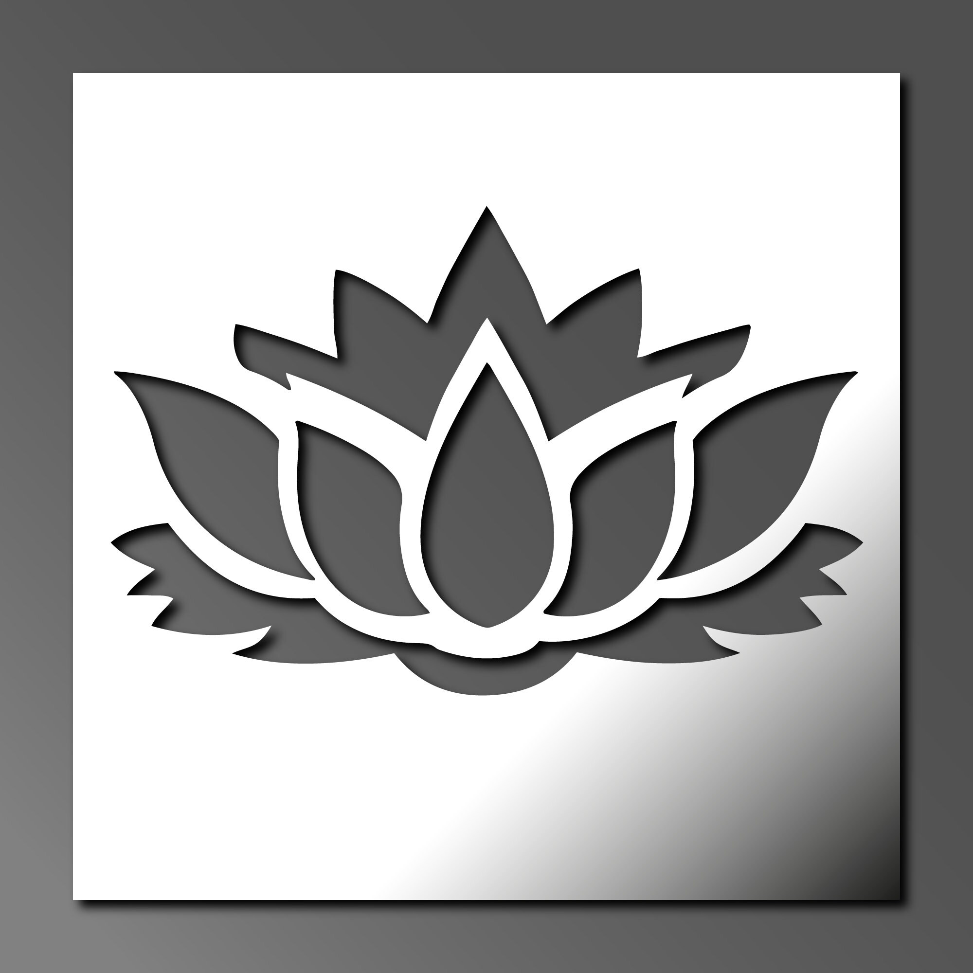 Lotus Flower Stencils Reusable Stencils for Wall Art Home - Etsy