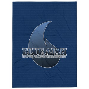 Blue Ajah Throw Blanket