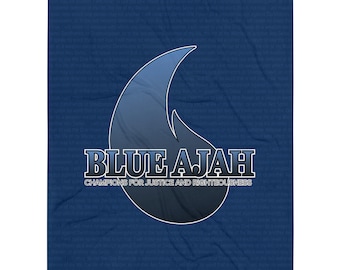 Blue Ajah Throw Blanket