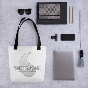 White Ajah Tote Bag