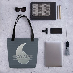 Gray Ajah Tote Bag
