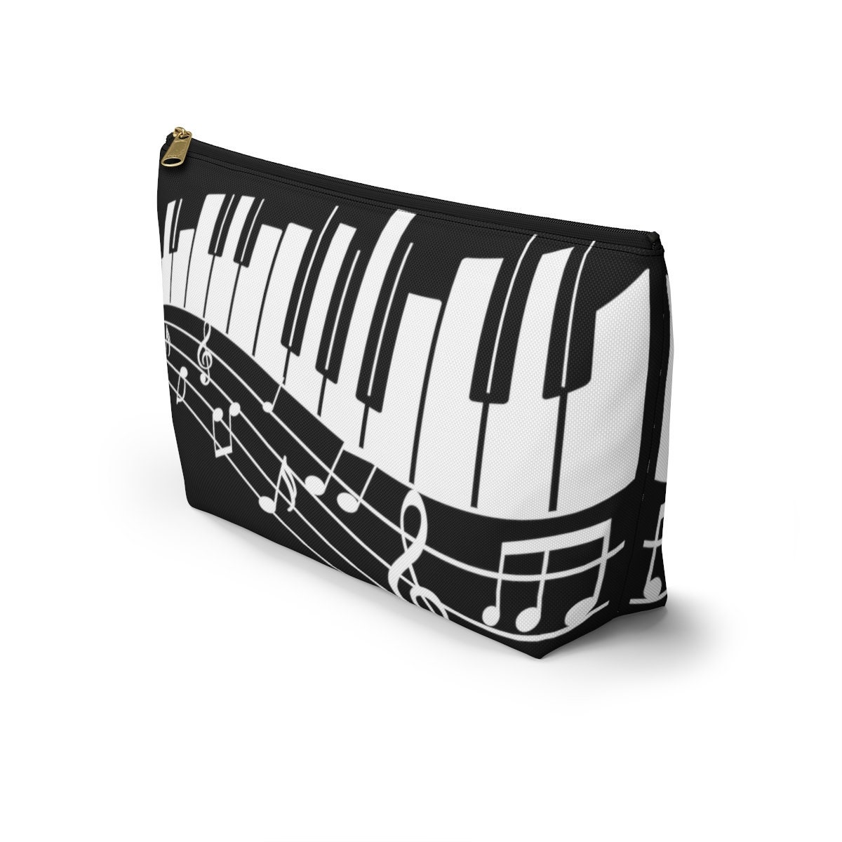 Music Travel Bag, Music Notes Svg, Music Accessory Bag, Small Travel