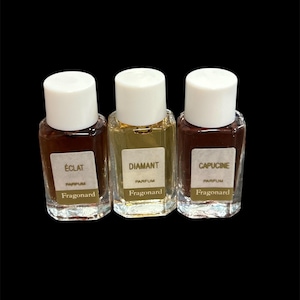 Fragonard Parfum Diamant Eclat Capucine 2ml Bottles New without box Lot of 3