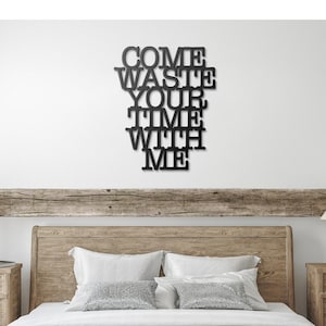 Phish Waste Song Lyrics Inspired Die Cut Metal Sign Wall Art, 5 Colors, 6 Sizes, Music Art Fishman Home Decor Gift Phish Gifts Phish Phans