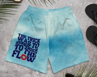 Phish Lyrics Mens Swim Trunks | Surrender to the Flow | Gamehendge | Fishman Donuts | Hippie Music Gifts | Phish Gifts | Mexico | Jambands