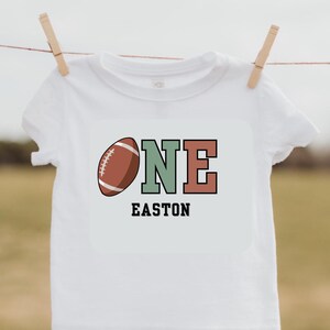 First Birthday Football Shirt First Birthday  Football Theme Football family matching birthday shirt