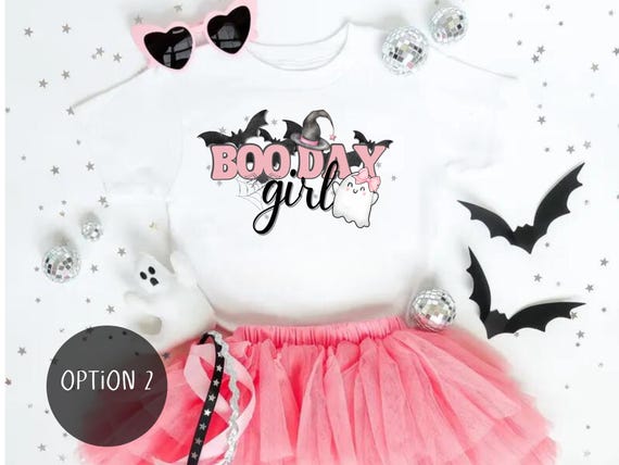 Little Boo birthday shirt boo day shirt Halloween Birthday Our Little Boo birthday shirt for children Cute ghost theme tee
