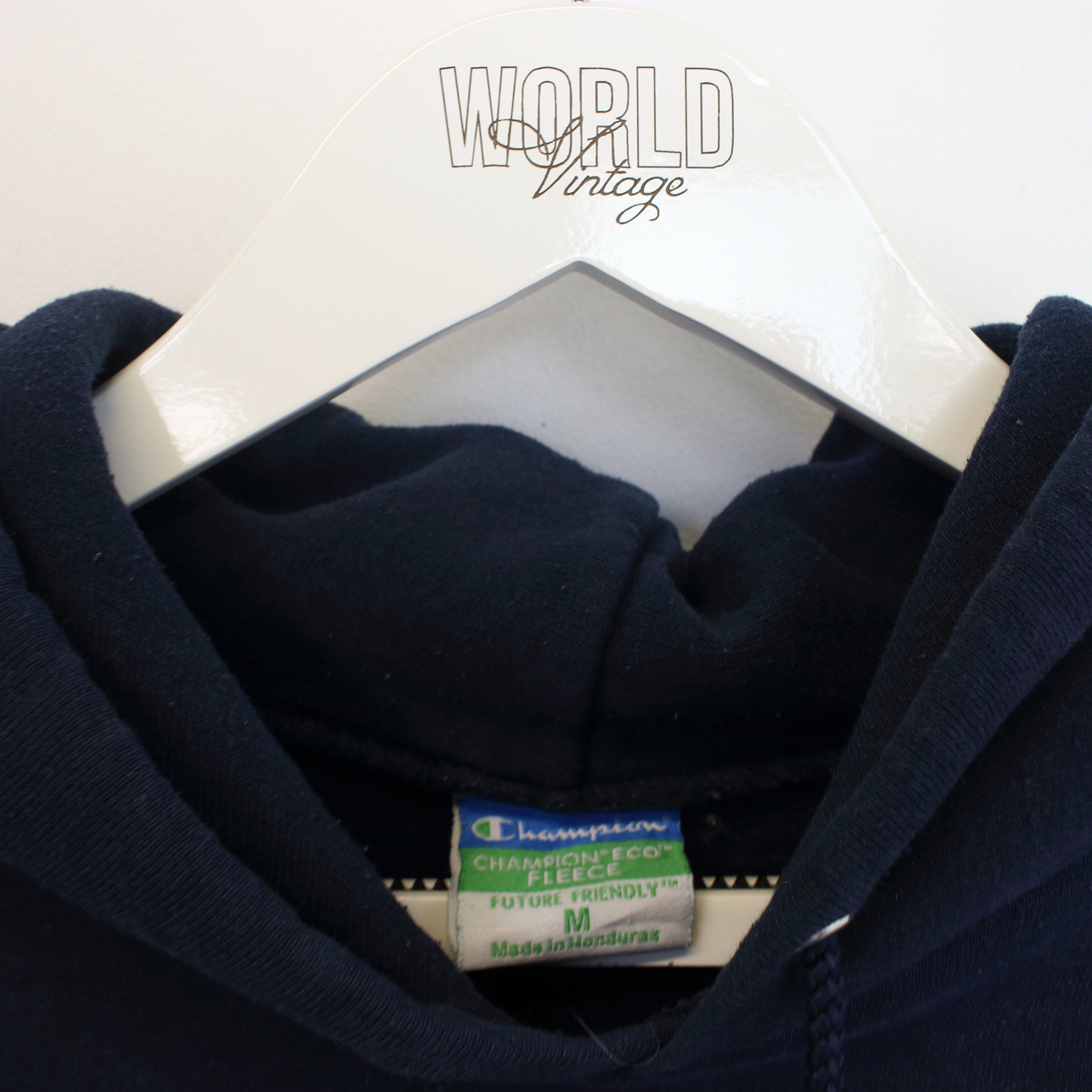 Champion College Sweatshirt, Men's Size M cotton navy blue type Vintage Second Hand