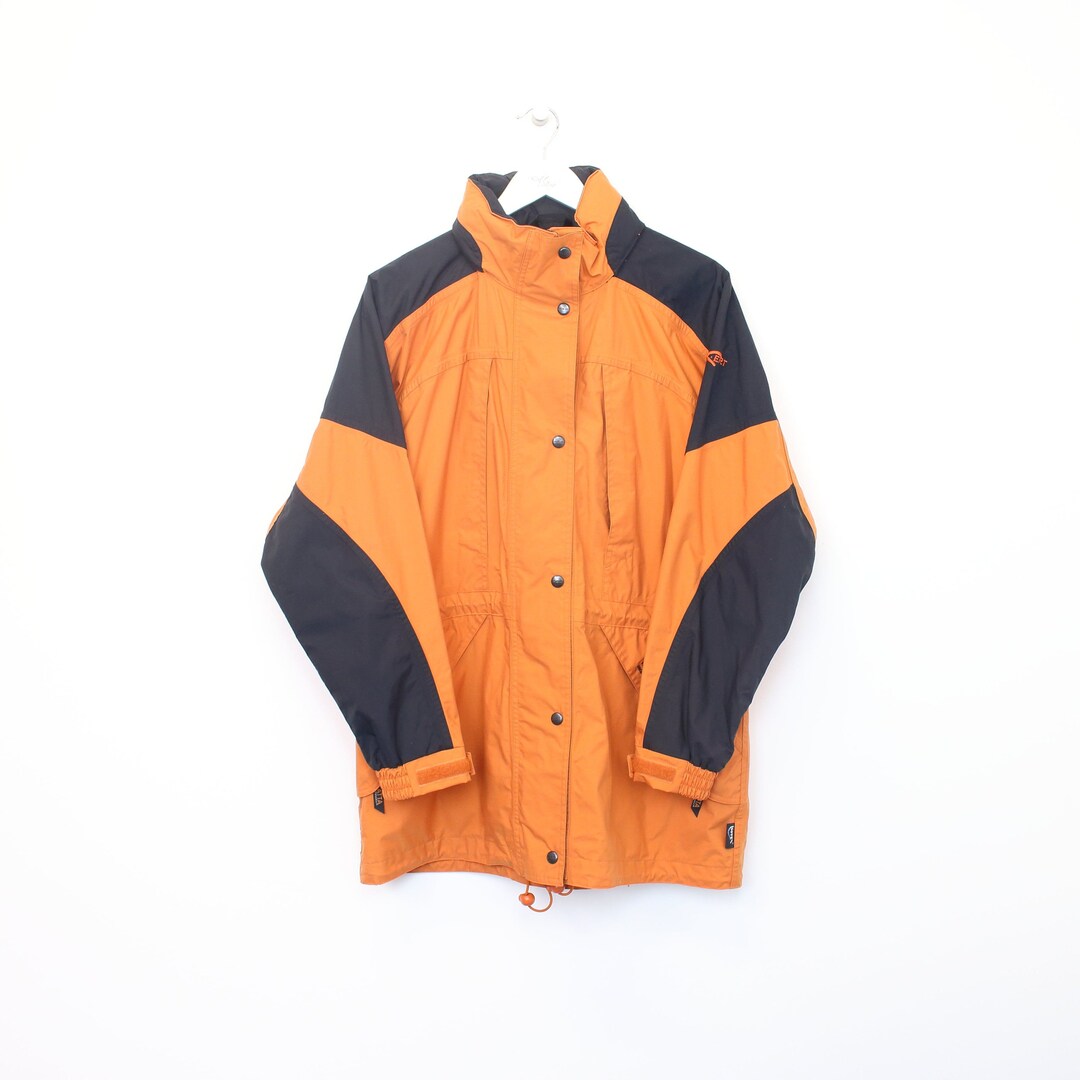 Vintage Regatta Rain Jacket in Orange and Black. Best Fits L Etsy
