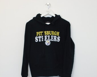 Vintage 47 Pittsburgh Steelers hoodie in zwart. Past het beste bij M