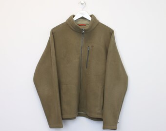 Vintage Timberland-fleece in beige. Past het beste bij L