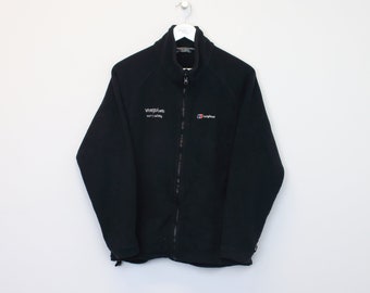 Forro polar Berghaus vintage en negro. Se adapta mejor a S