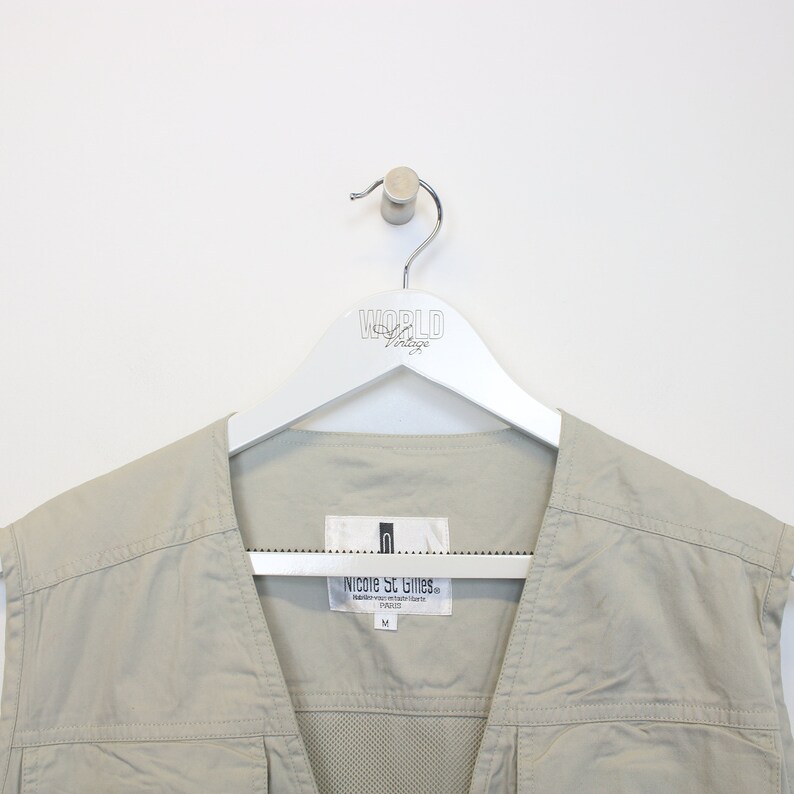 Vintage Nicole St Gilles vest in Grey. Best fits M image 3