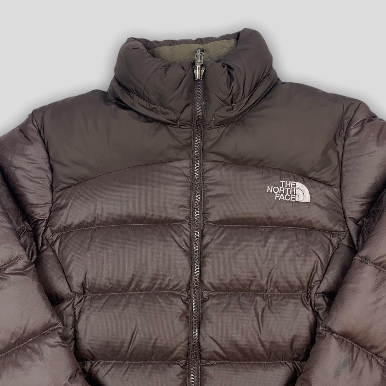 north face nuptse 700 womens brown