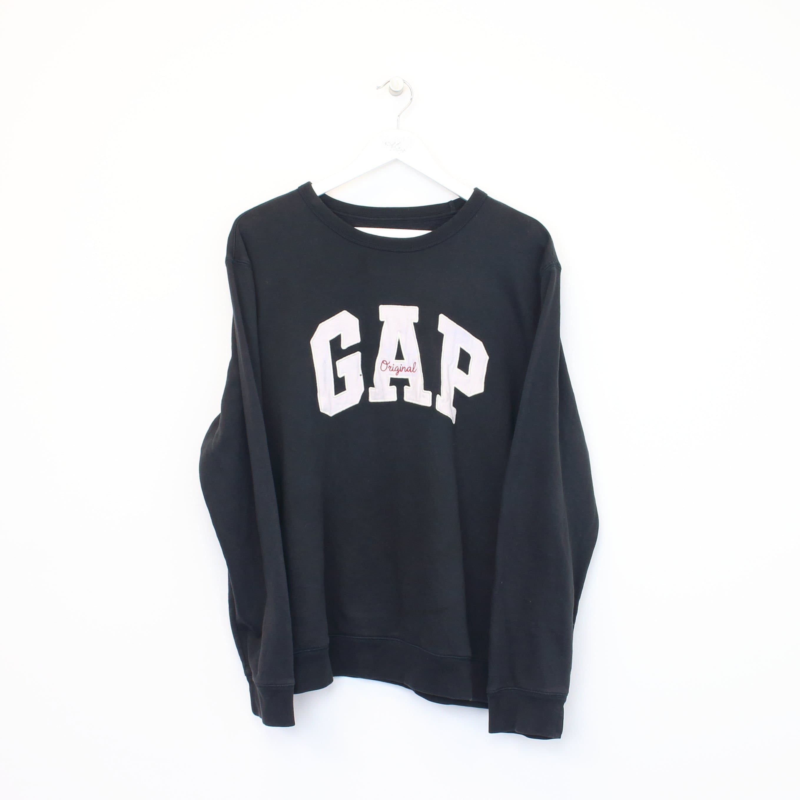 Vintage Gap Sweatshirt in Black. Best Fits L Etsy