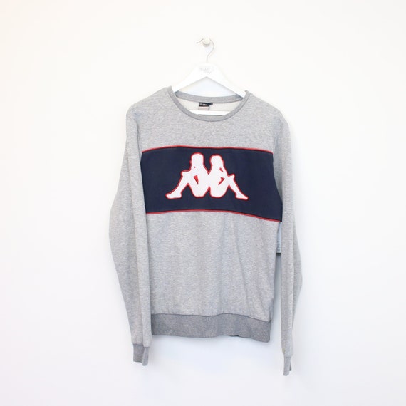 Grey kappa sweatshirt sales