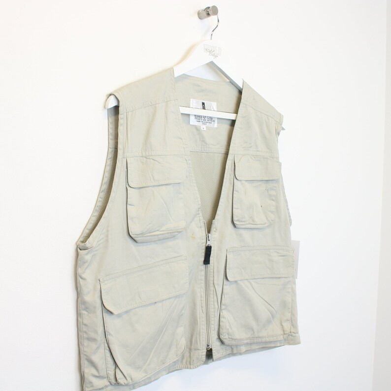 Vintage Nicole St Gilles vest in Grey. Best fits M image 2