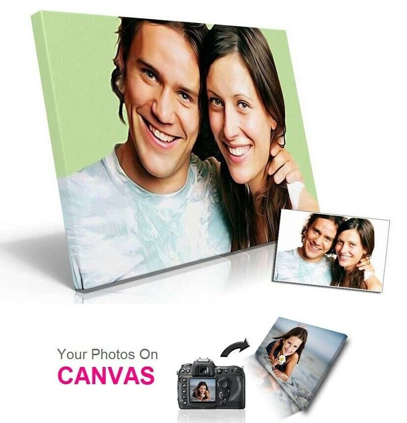 Canvas Pictures Custom Custom Canvas Print Your Photo - Personalised Framed Wall Art In A0 A1 A2 A3 Sizes Canvas Busts Art Prints - Foto 10