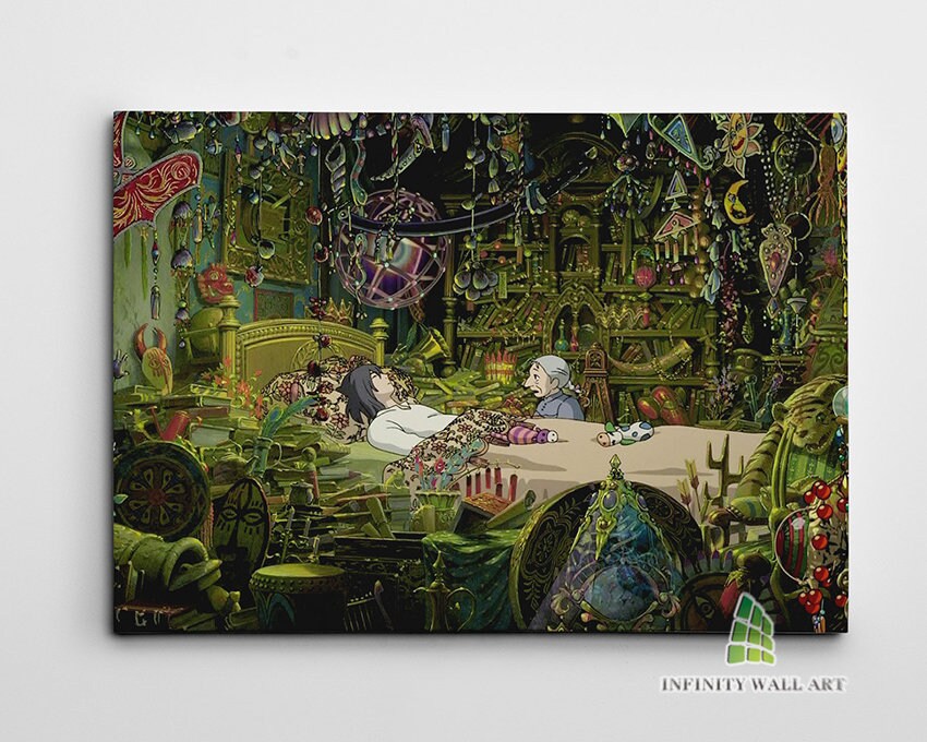 HOWL'S MOVINGCASTLE アクリルアート HOWL'S MOVINGCASTLE アクリルアート 90x60CM HOWLS MOVING